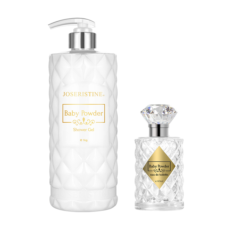 爽身粉味沐浴露+香水套裝