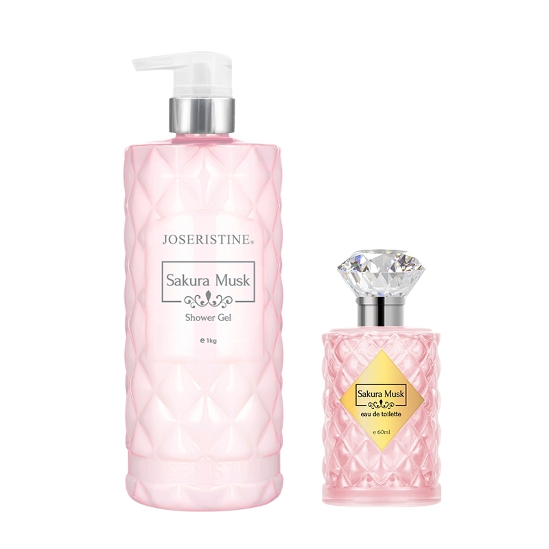 櫻花麝香沐浴露+香水套裝-Choi Fung