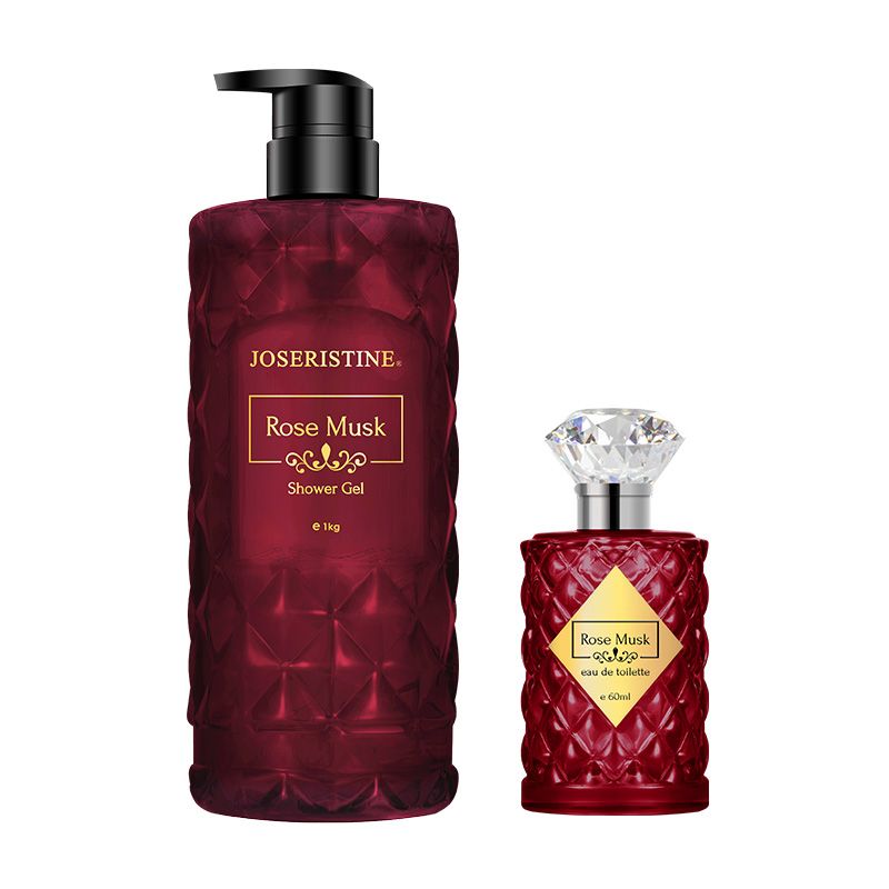 玫瑰麝香沐浴露+香水套裝