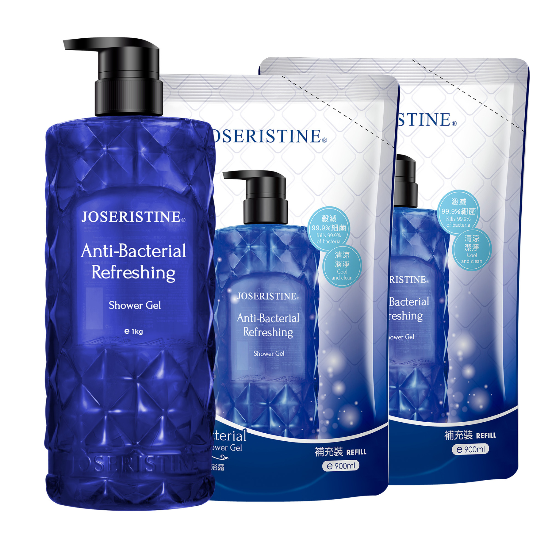 抗菌清涼沐浴露 1+1優惠裝-Choi Fung