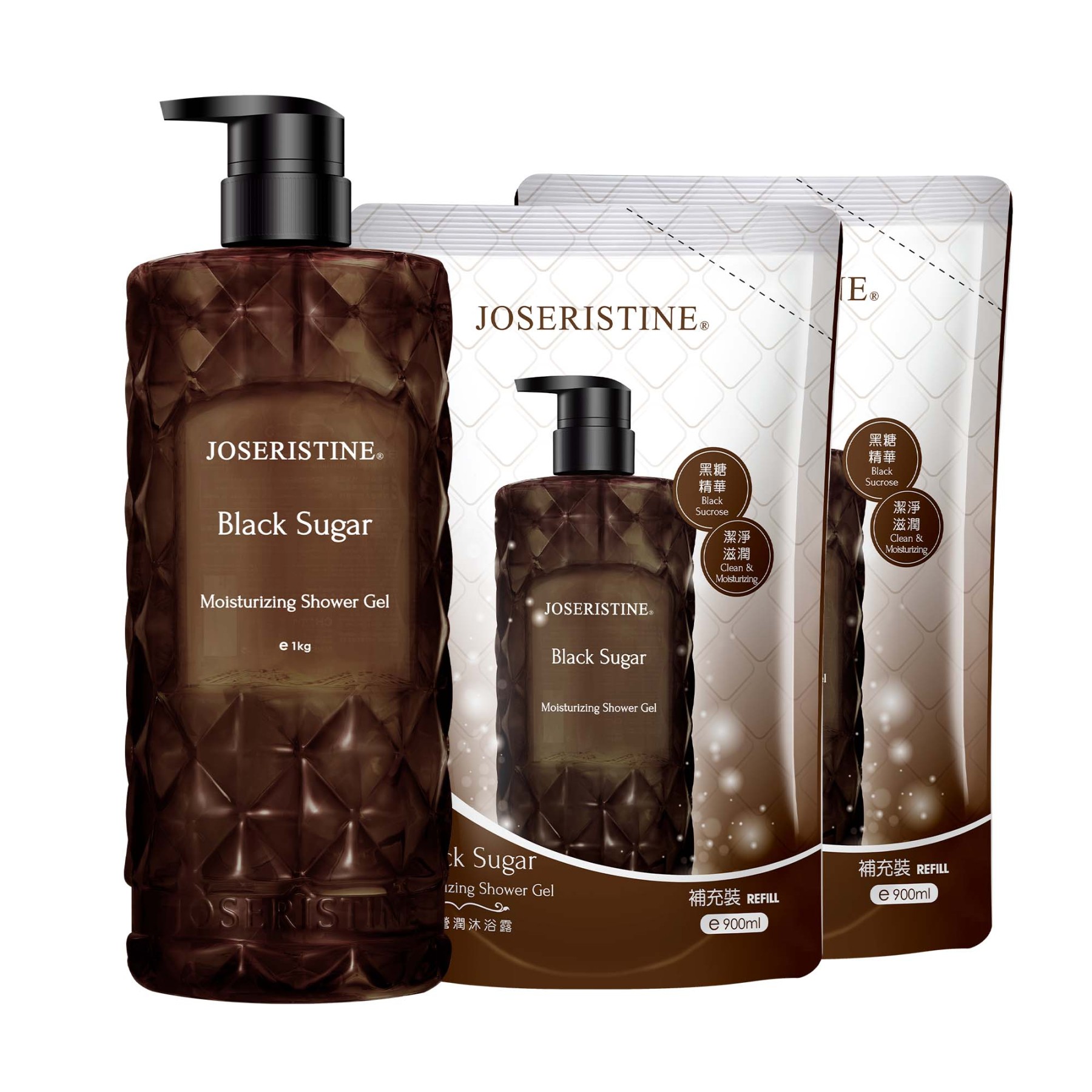 黑糖營潤沐浴露1+2優惠裝-Choi Fung