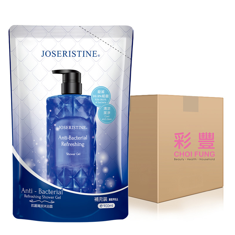 抗菌清涼沐浴露 (環保裝) 1箱(12包)