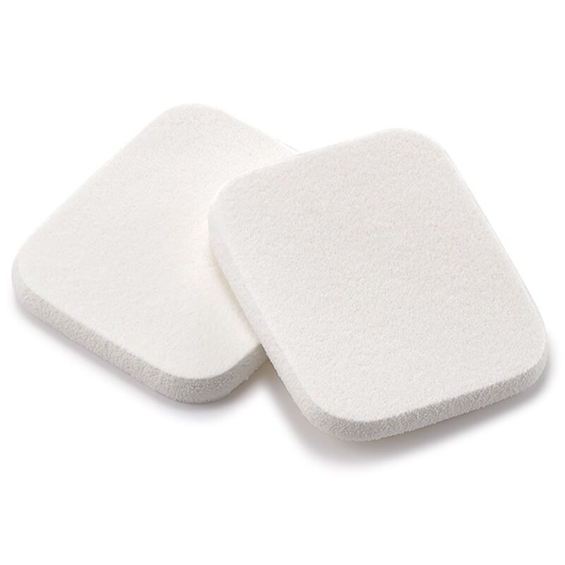 方形磨邊粉撲 (4片裝)-Choi Fung