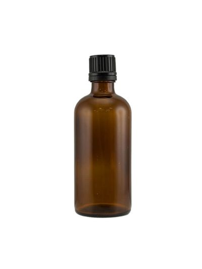 100ml 茶色玻璃滴樽連蓋