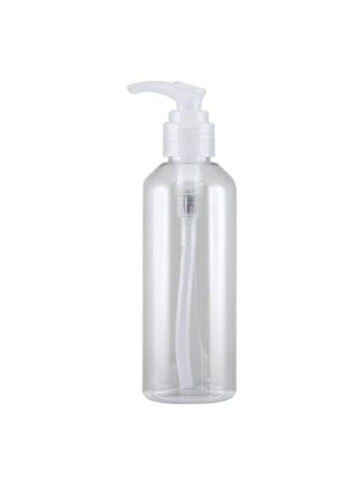 200ml 透明斜肩樽配透明泵頭
