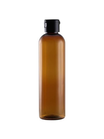 250ml 茶色斜肩樽配黑色掀蓋