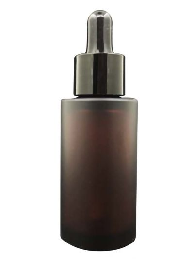 30ml 磨砂茶色滴頭樽