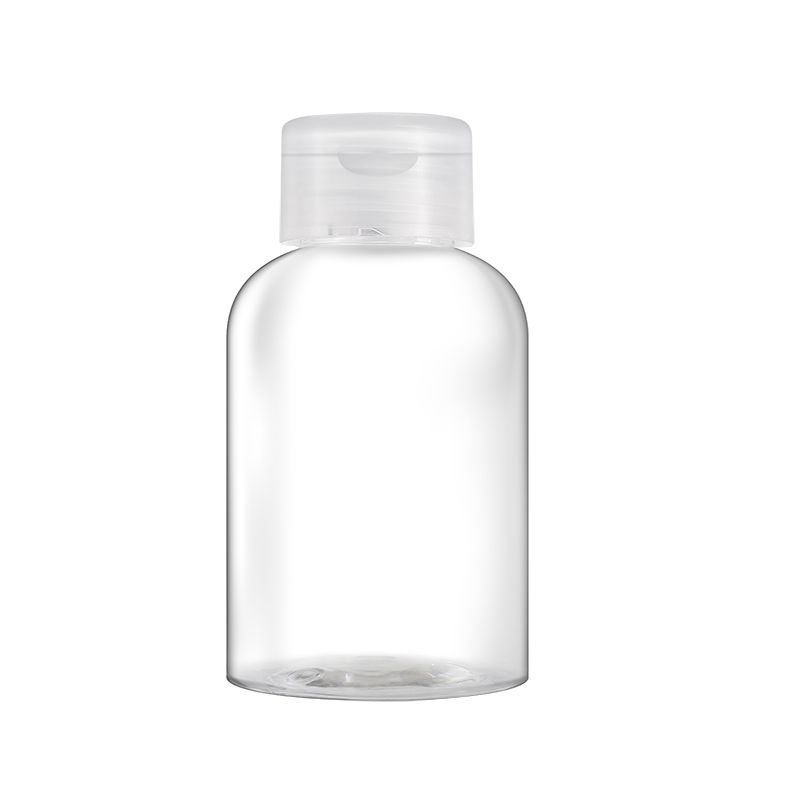 60ml 透明圓柱樽配透明掀蓋