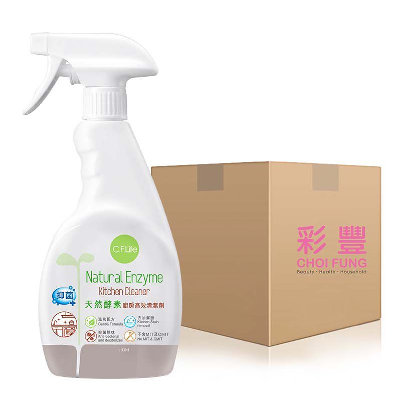 天然酵素廚房高效清潔劑 500ml 1箱(12支)