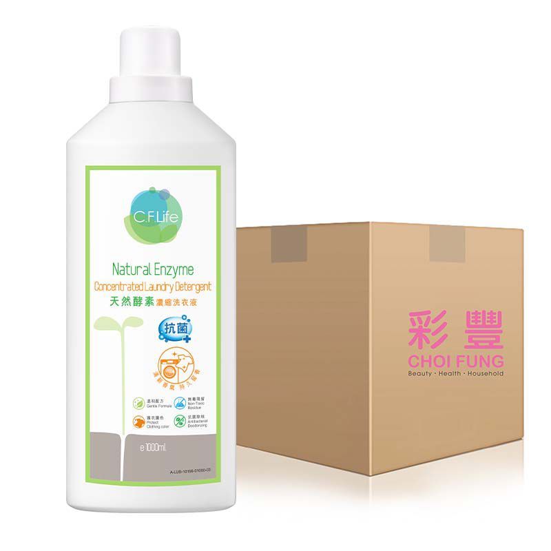 天然酵素濃縮洗衣液 1000ml 1箱(6支)