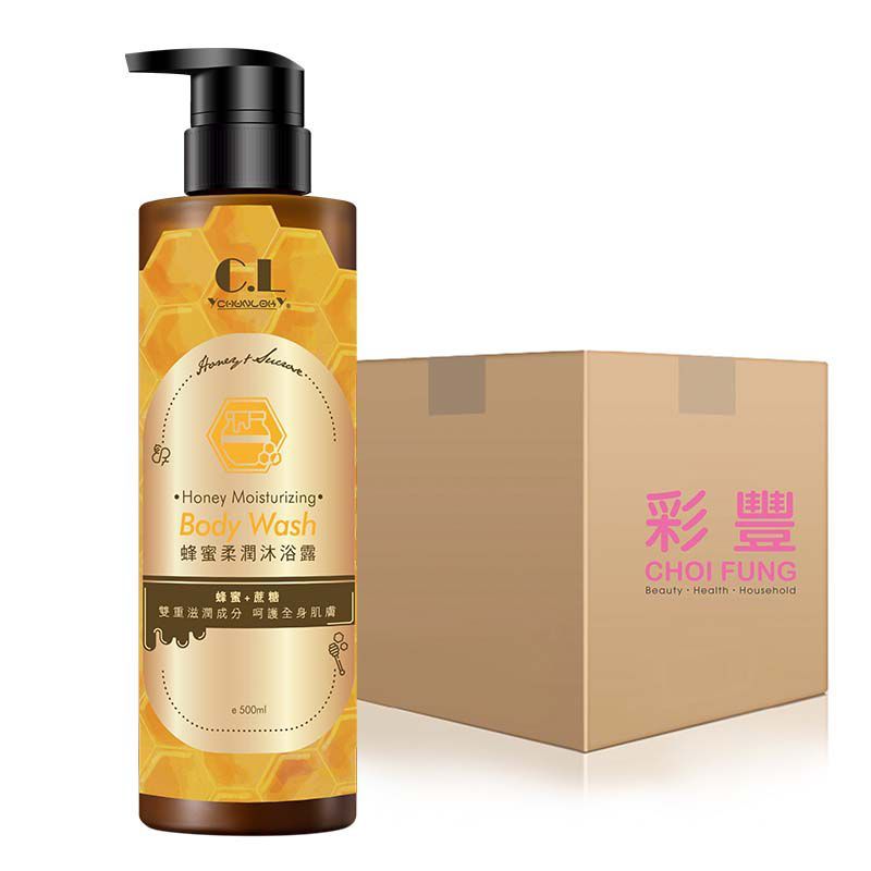 蜂蜜柔潤沐浴露 500ml 1箱(12支)