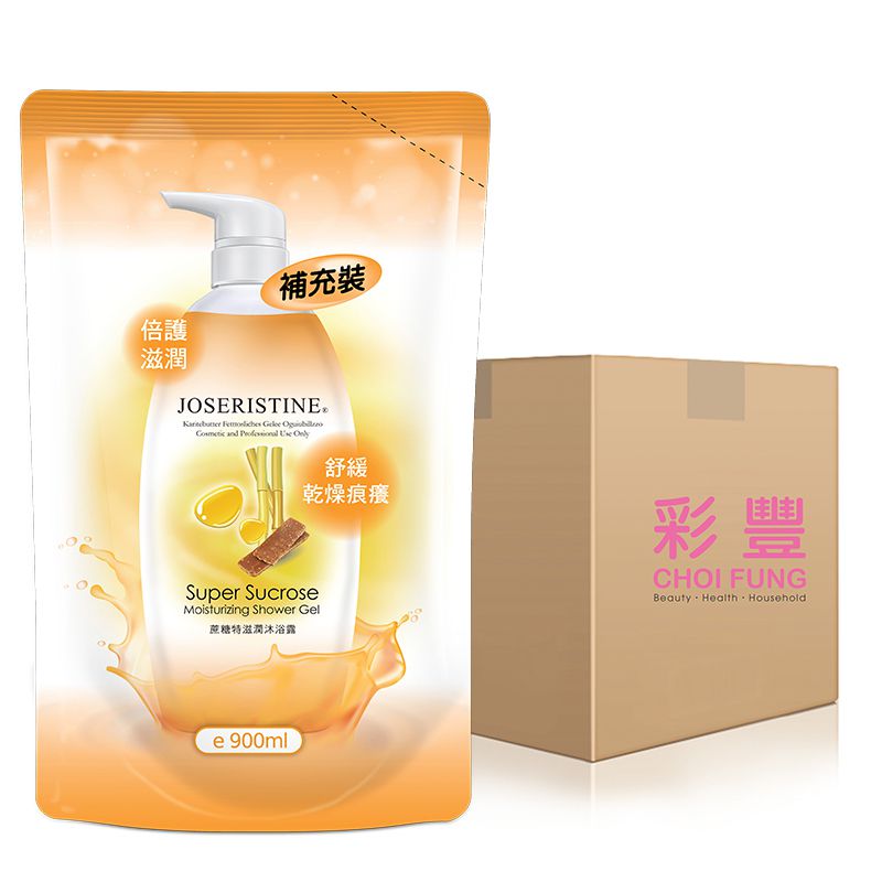 蔗糖特滋潤沐浴露 (環保裝) 1箱(12包)