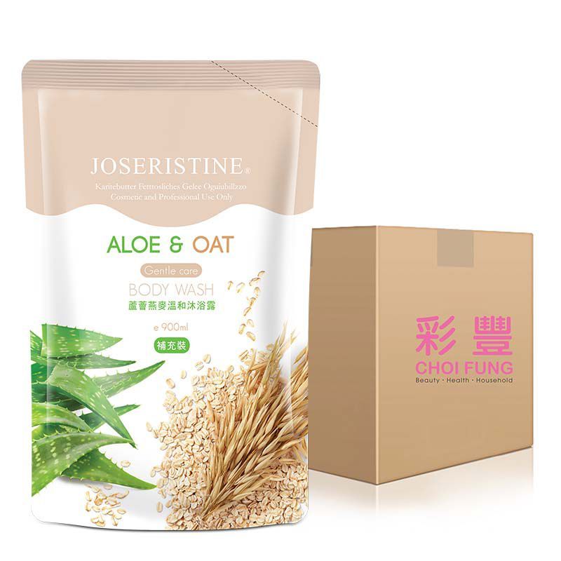 蘆薈燕麥溫和沐浴露 (環保裝) 1箱(12包)