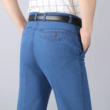 冷感デニムパンツ