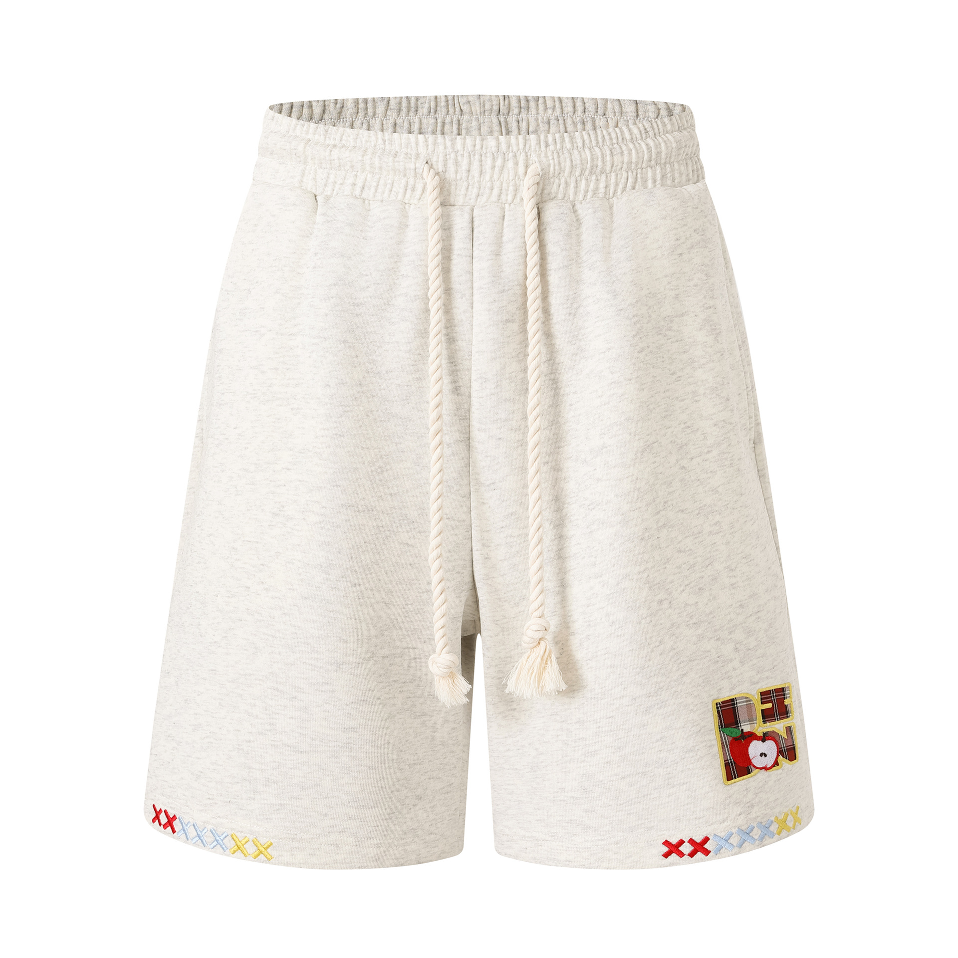 夏季美式街頭抽繩中褲百搭寬鬆五分褲女休閒短褲