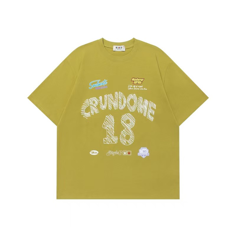 夏季新款美式復古字母印花短袖T恤女寬鬆百搭圓領tee