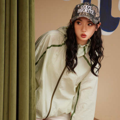 防紫外線夏季防曬衣女2025年新款寬鬆oversize連帽外套潮牌防曬服