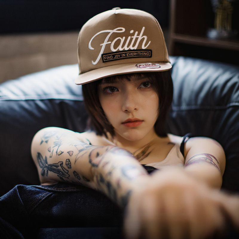 美式高街平簷棒球帽嘻哈風7扣帶可調節便帽小眾時尚遮陽帽夏