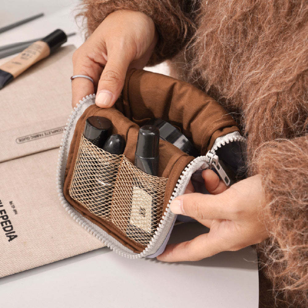 气球笔刷包大容量便携旅行多功能可立式化妆刷眉笔收纳包