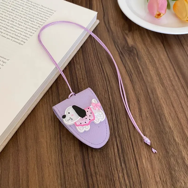 掛脖磁吸皮革墨鏡夾項鍊經典百搭眼鏡夾掛繩毛衣鏈配飾