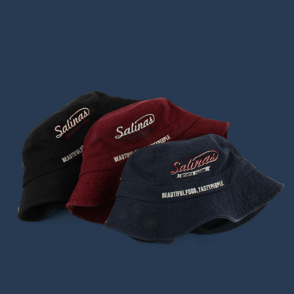 美式阿美哢嘰日系工裝系帶漁夫帽子女戶外登山帽防曬西部牛仔帽