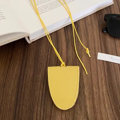 掛脖磁吸皮革墨鏡夾項鍊經典百搭眼鏡夾掛繩毛衣鏈配飾