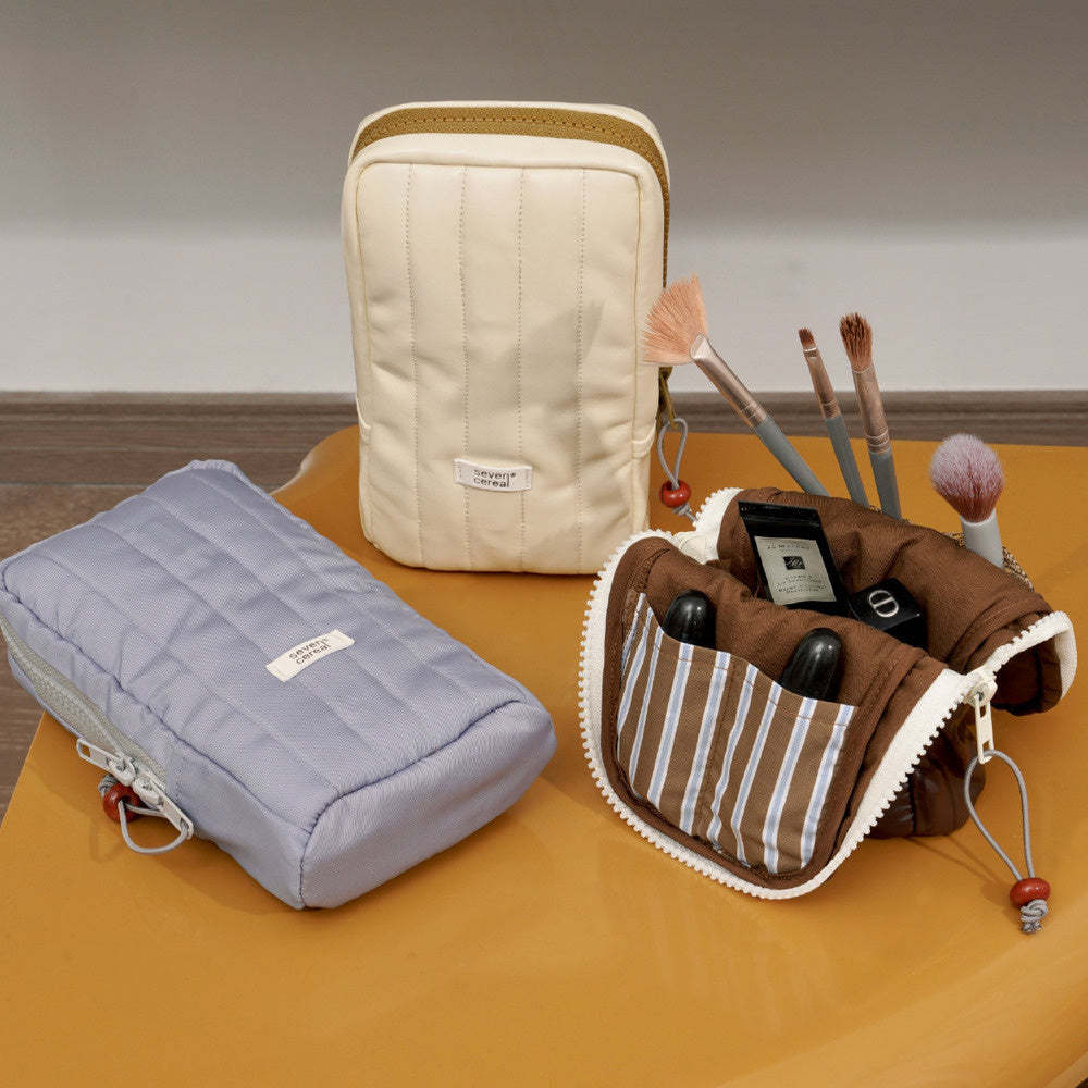 气球笔刷包大容量便携旅行多功能可立式化妆刷眉笔收纳包