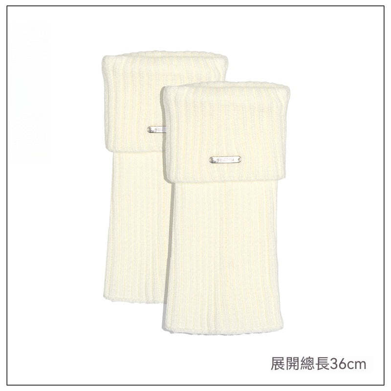 腿套白色針織女款冬季發熱保暖襪套雪地靴堆堆襪冬季小腿襪子加厚