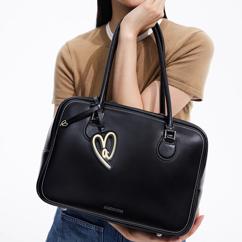 大容量吐司包包女款波士頓托特包單肩斜挎手提公文電腦包