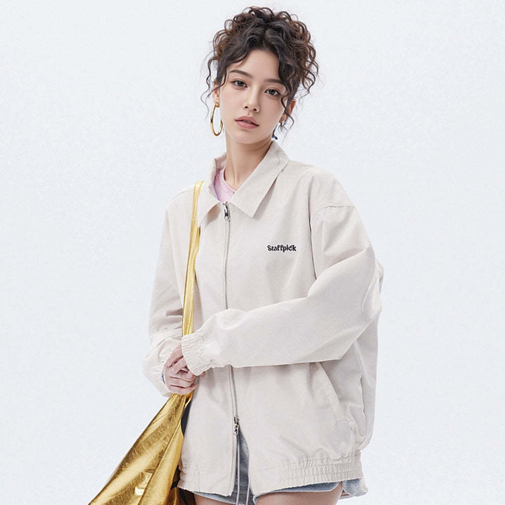 設計感拼接兩面穿格子外套女春季2025新款復古寬鬆基礎款夾克上衣