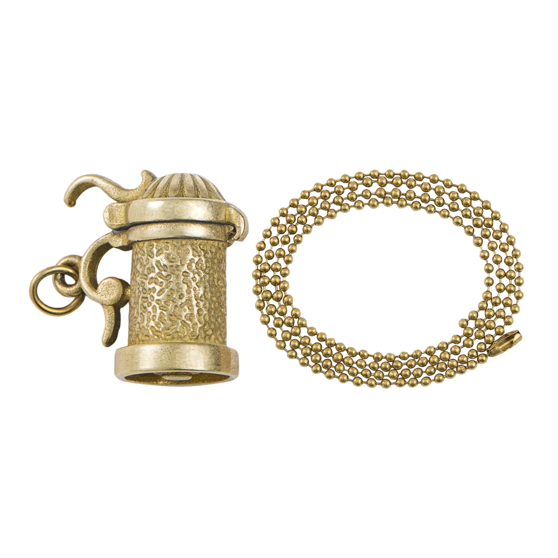 復古黃銅把把壺手把件黃銅掛件配飾品項鍊女款2026年新款吊墜