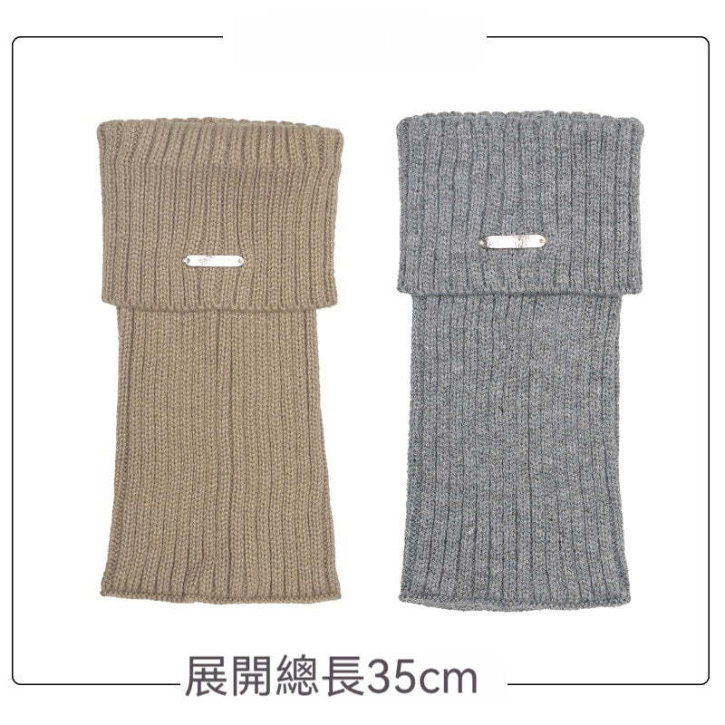 腿套白色針織女款冬季發熱保暖襪套雪地靴堆堆襪冬季小腿襪子加厚