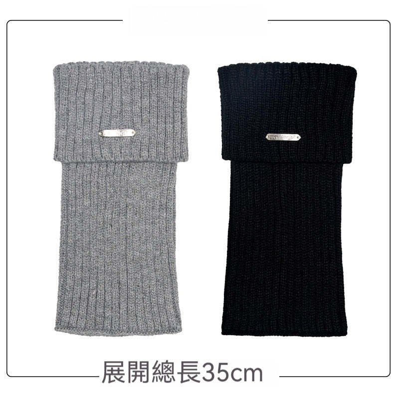 腿套白色針織女款冬季發熱保暖襪套雪地靴堆堆襪冬季小腿襪子加厚