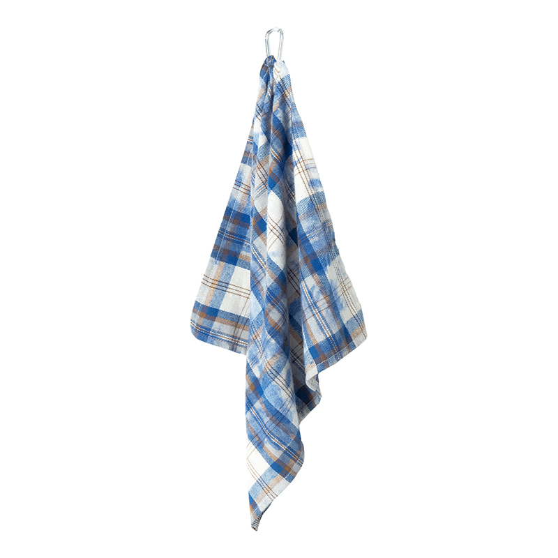 美式復古格紋紮染褲巾腰巾女百搭設計感小方巾街頭潮牌掛飾配飾