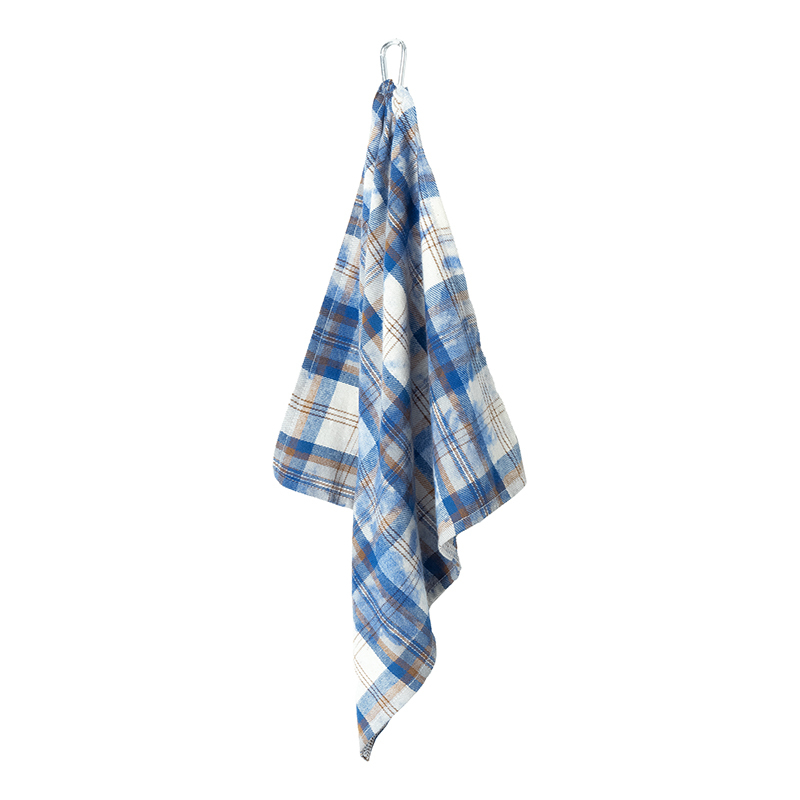 美式復古格紋紮染褲巾腰巾女百搭設計感小方巾街頭潮牌掛飾配飾