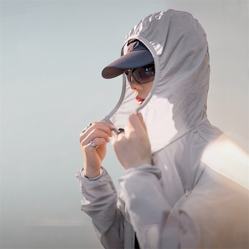 馬登女裝 UPF50+光盾防曬衣輕薄便攜戶外運動速幹衣防紫外線外套夏季女