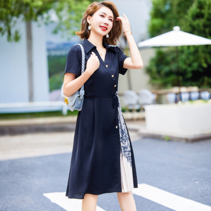 夏裝連衣裙2026新款時尚洋氣中老年女裝衣服减齡裙子