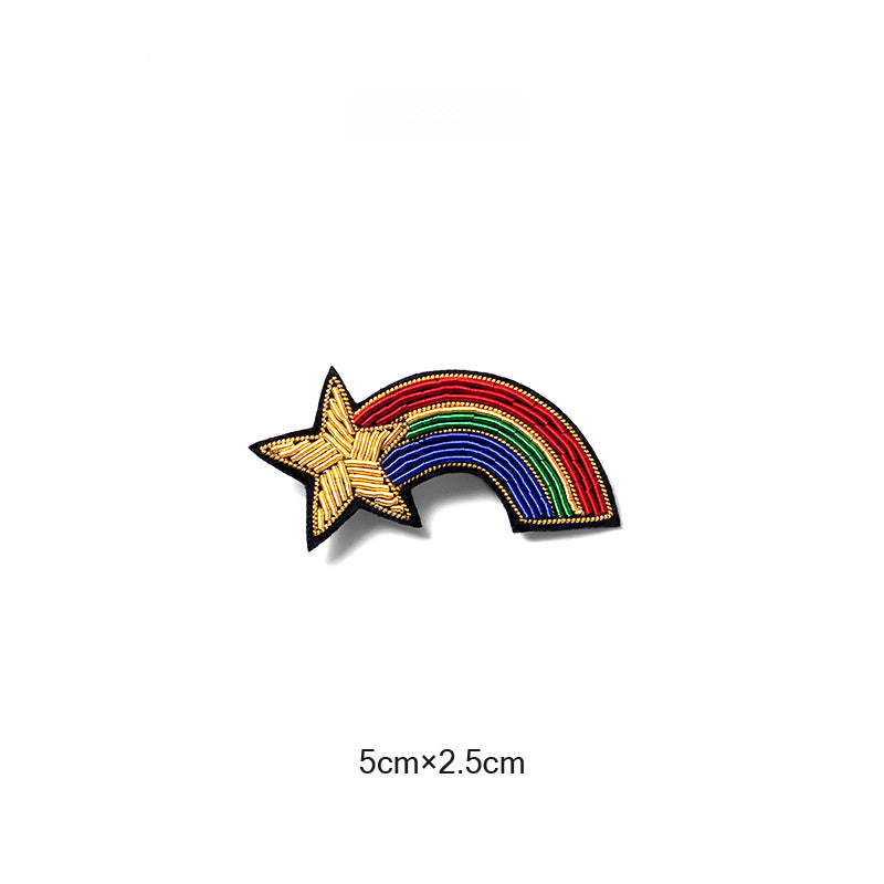 卡通彩虹胸針設計感小眾飾品精緻高檔西裝別針衣服防走光配飾徽章