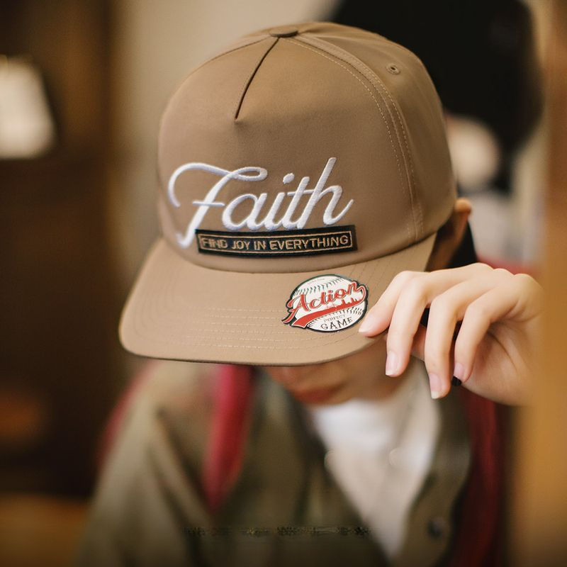 美式高街平簷棒球帽嘻哈風7扣帶可調節便帽小眾時尚遮陽帽夏