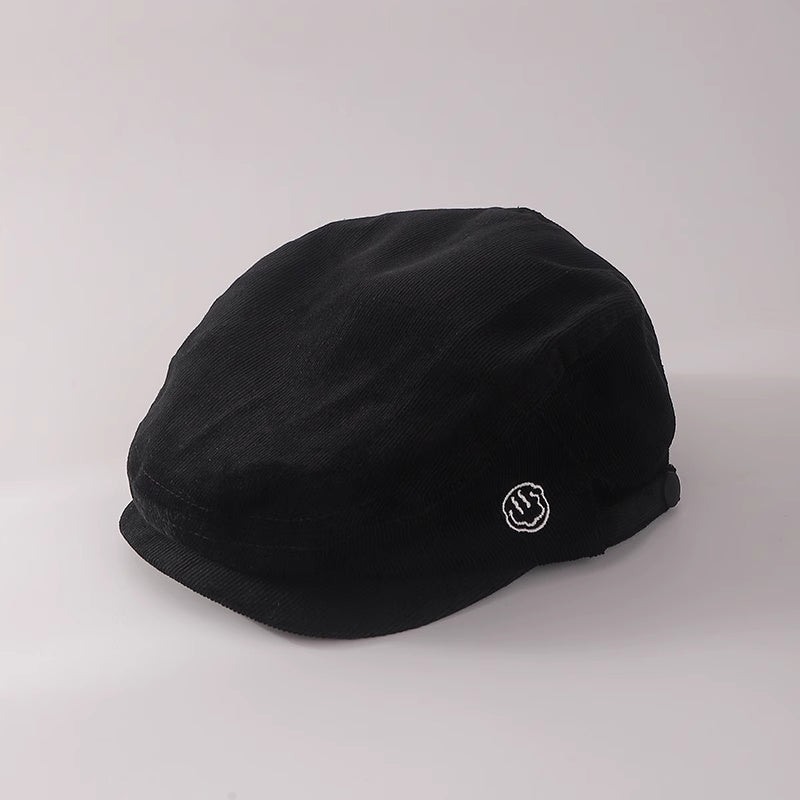 美式辣妹咖啡色反戴前進帽女街頭棕色畫家貝雷帽偵探報童帽子