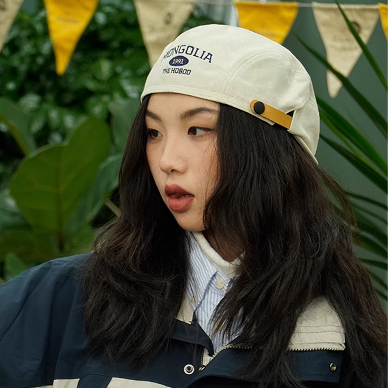 貝雷帽子潮牌新秋季大頭圍前進帽復古畫家帽子女反戴