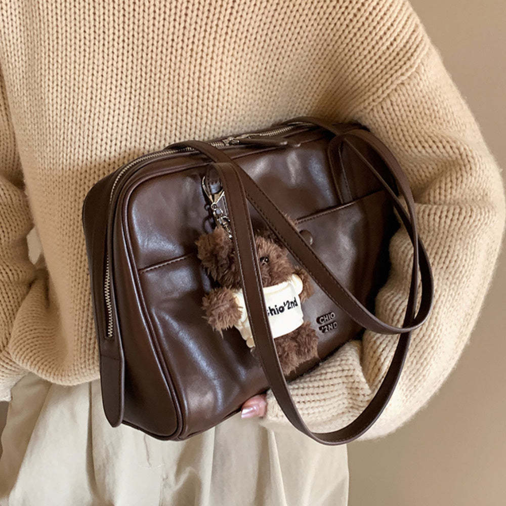 巴赫站臺枕頭包包女式2025新款復古上班通勤手提大包