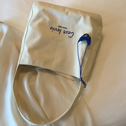 霓虹甜心托特包包女紅色帆布包通勤單肩包