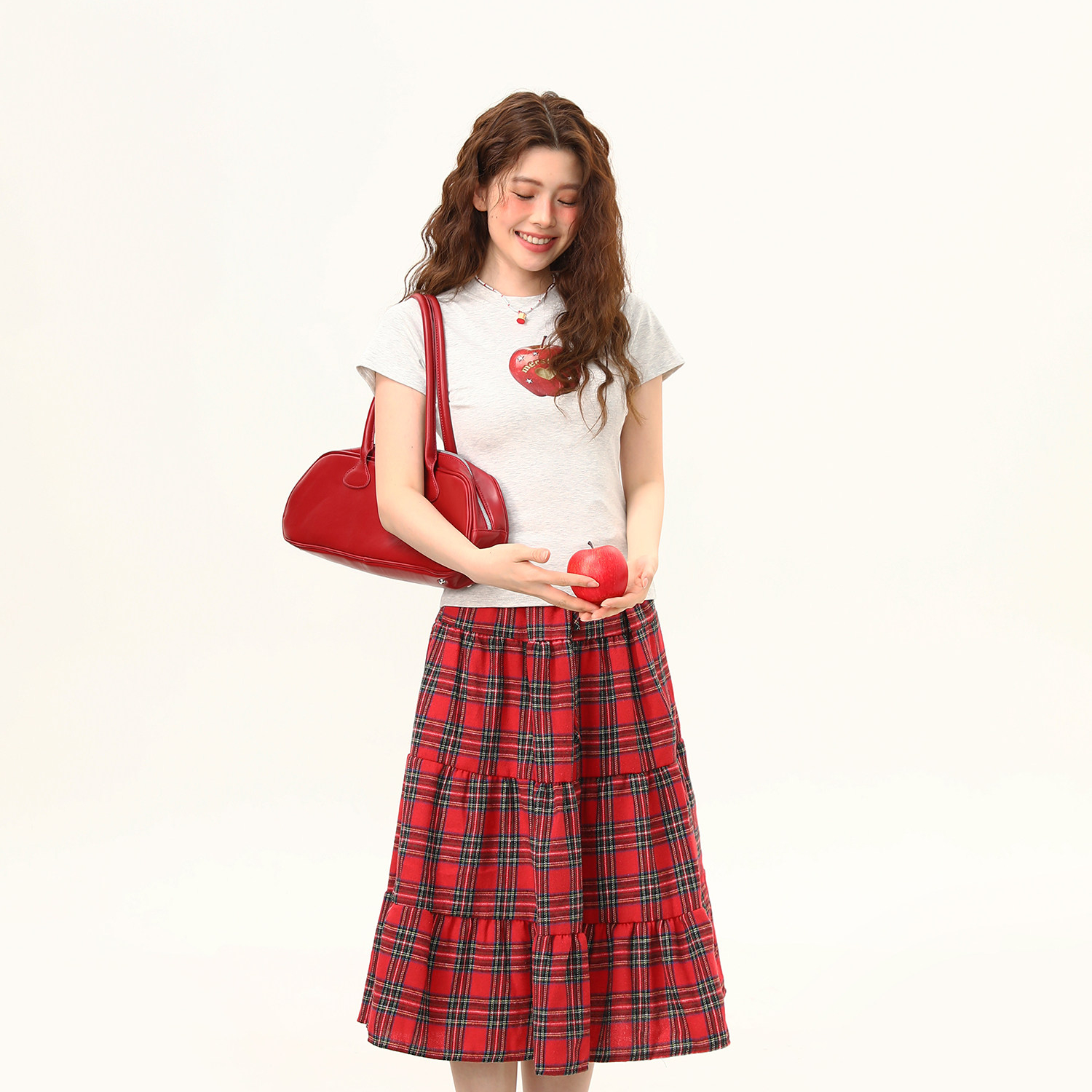 美式復古創意印花正肩T恤女夏季辣妹修身顯瘦潮流短袖女