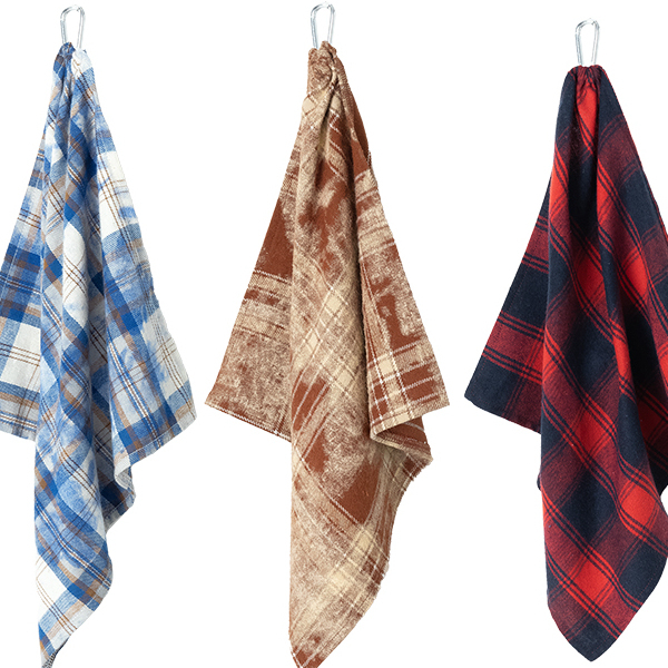 美式復古格紋紮染褲巾腰巾女百搭設計感小方巾街頭潮牌掛飾配飾