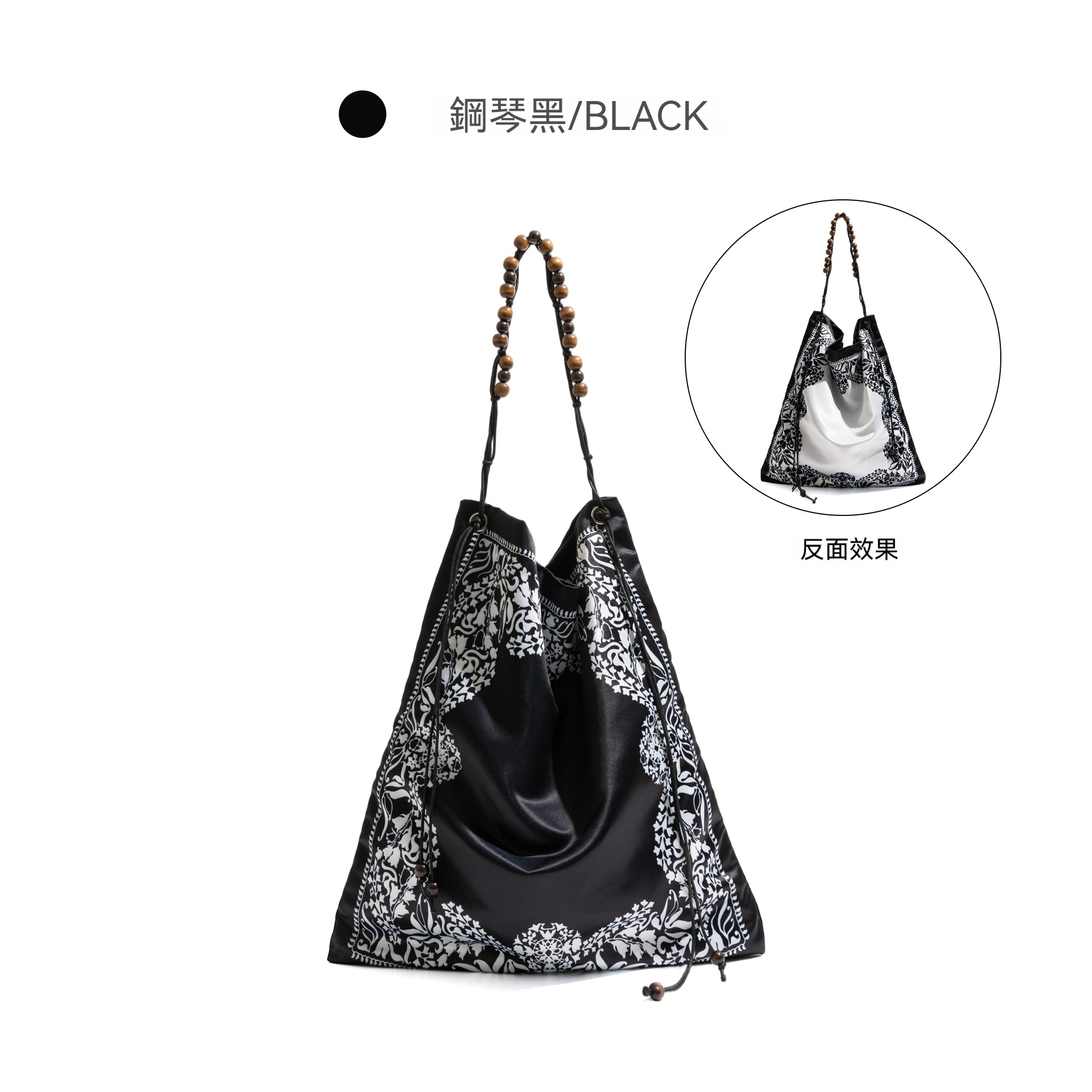 款新中式絲巾包包大容量手提包大容量單肩托特包