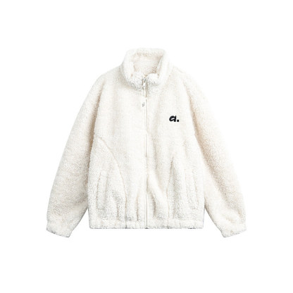 搖粒絨加厚保暖立領棉服外套女冬季新款防寒棉衣