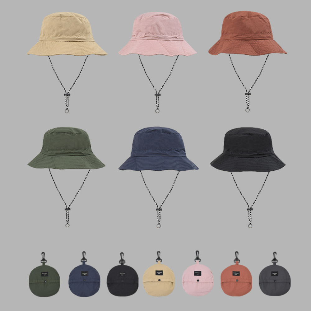 速幹漁夫帽女可收納戶外薄款夏季薄款遮陽帽盆帽登山帽
