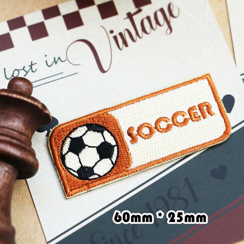 粘貼復古vintage刺繡布貼衝鋒衣包包徽章圖案貼衣服破洞補丁遮蓋