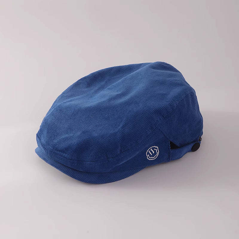 美式辣妹咖啡色反戴前進帽女街頭棕色畫家貝雷帽偵探報童帽子